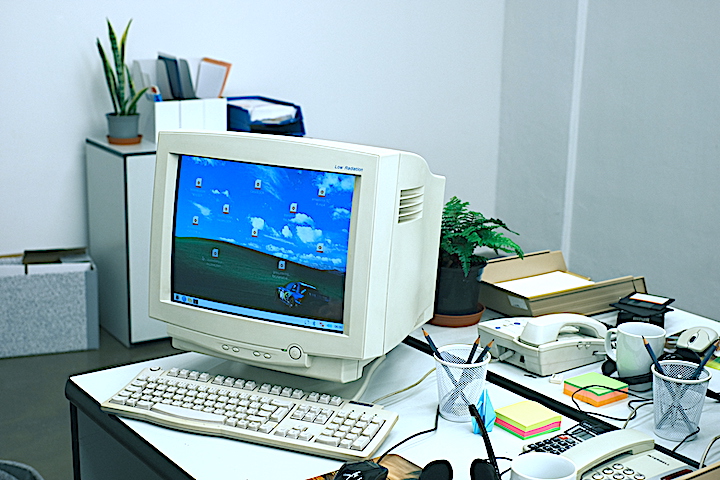 Fotografie instalace výstavy Průzkumník souborů